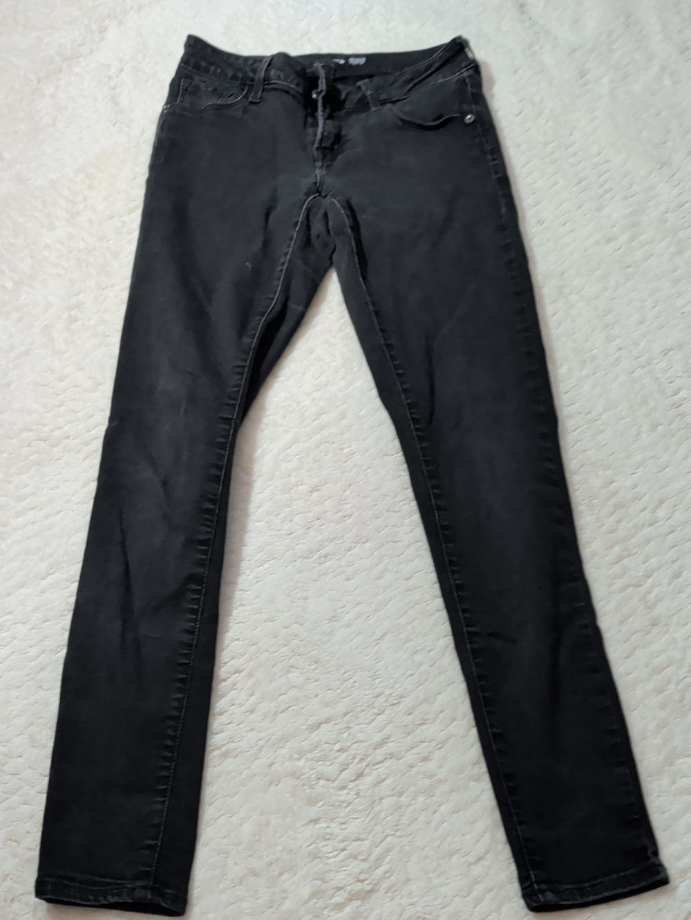 Old Navy Black Rockstar Super Skinny Jeans